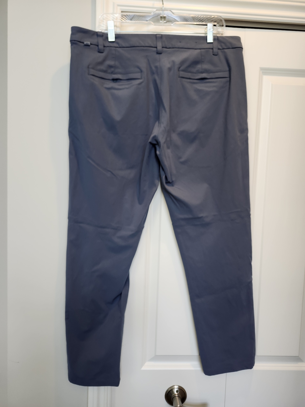 Lululemon Commission Classic Fit Pants 36 Iron Blue Warpstreme Chino - Picture 6 of 9